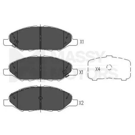 KAVO BRAKE PAD  # KBP-6578