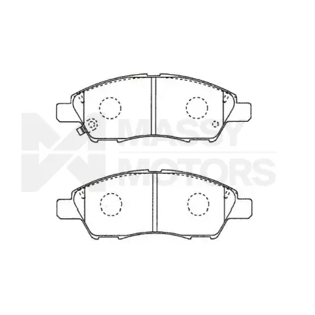 KAVO BRAKE PAD FR  # KBP-6613