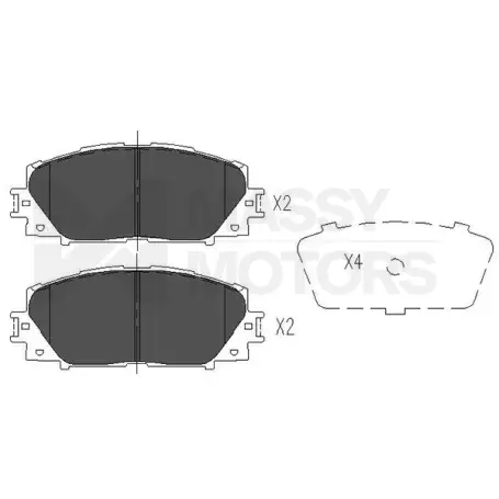 KAVO BRAKE PAD FR  # KBP-9097