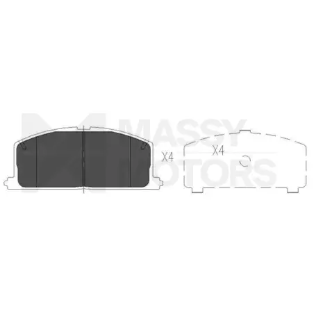 KAVO BRAKE PAD FR  # KBP-9109